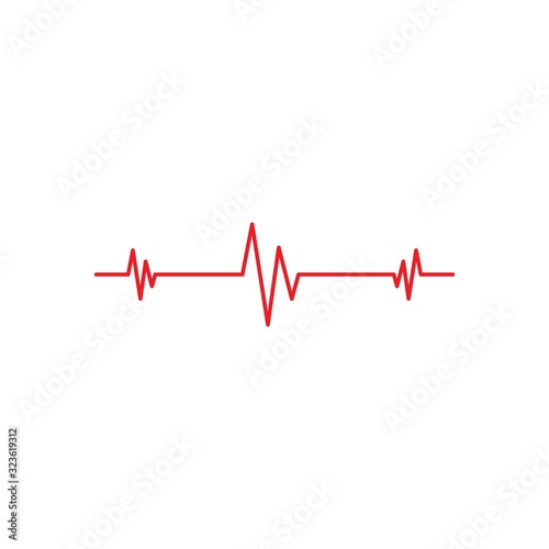 Pulse line ilustration