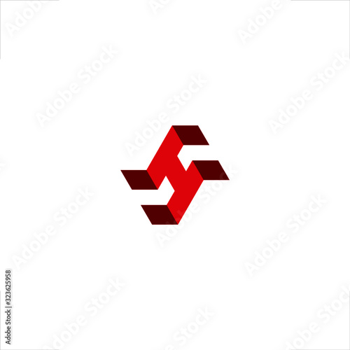 H S letter geometric