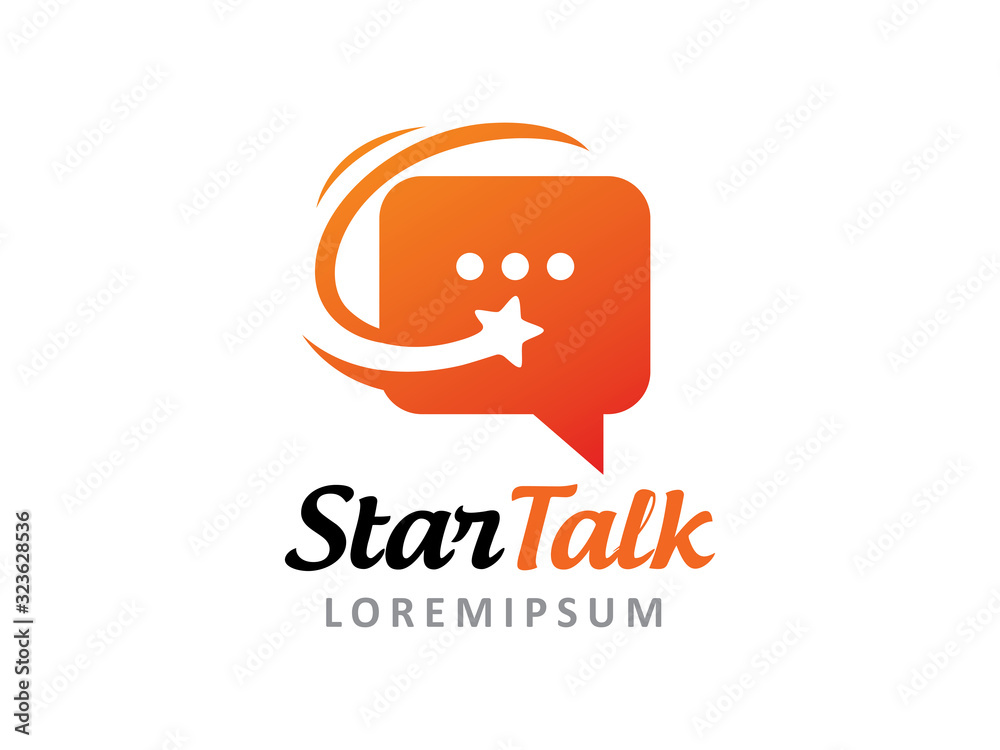Talk logo template design, icon, symbol Talk logo template design, icon, symbol