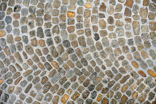 stone pavement texture top view