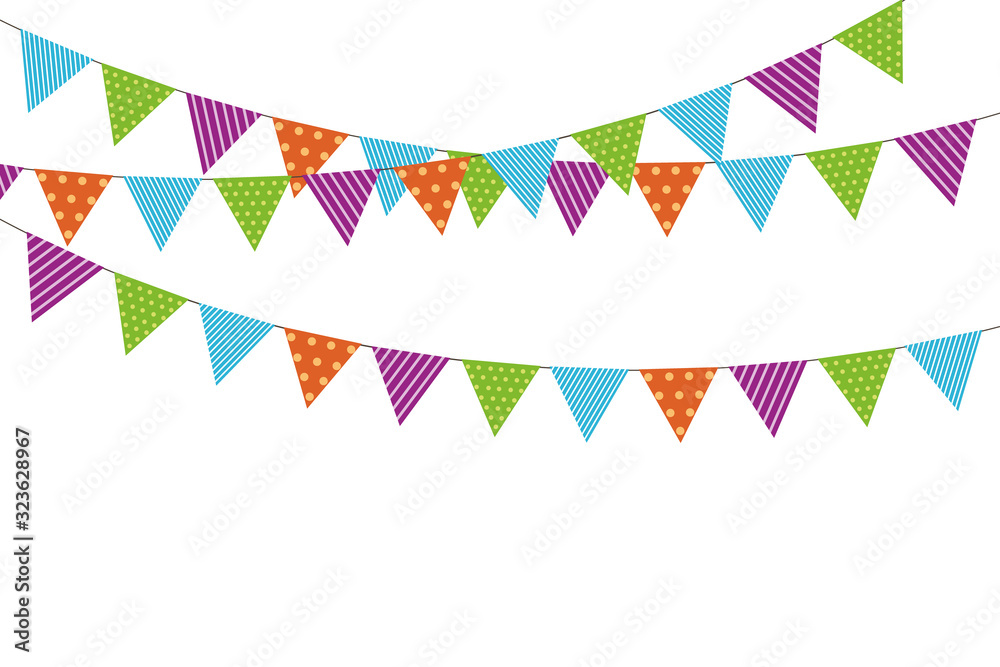 Buntings flags garlands Buntings flags garlands
