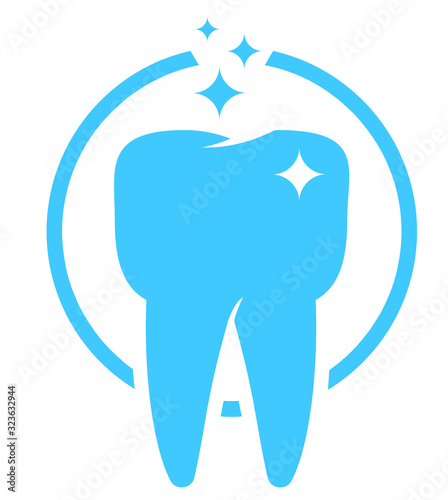 Fototapeta Naklejka Na Ścianę i Meble -  Dental care logo and symbols template icons app