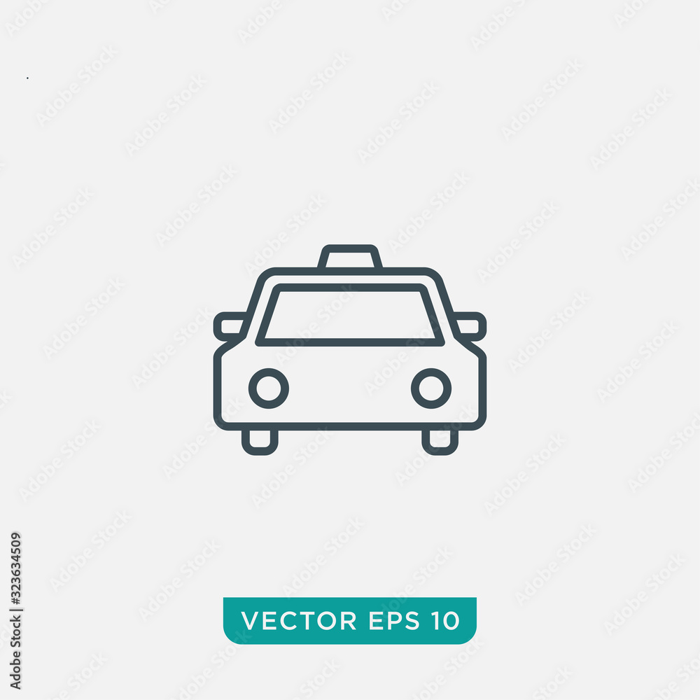 Taxi Icon Design, Vector EPS10