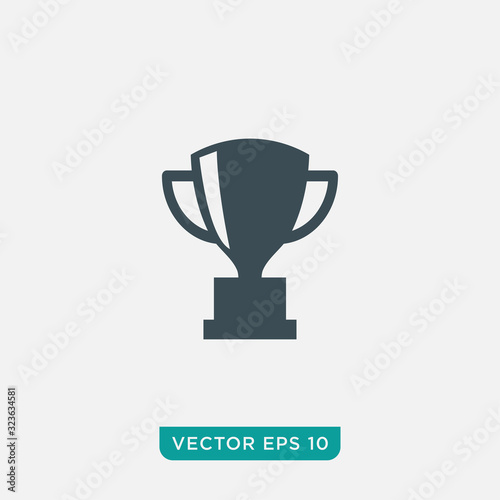 Trophy Icon Design, Vector EPS10