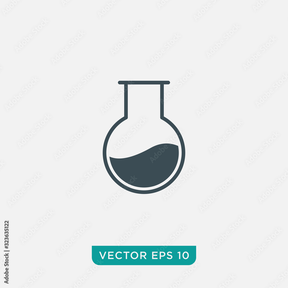 Flask Icon Design, Vector EPS10
