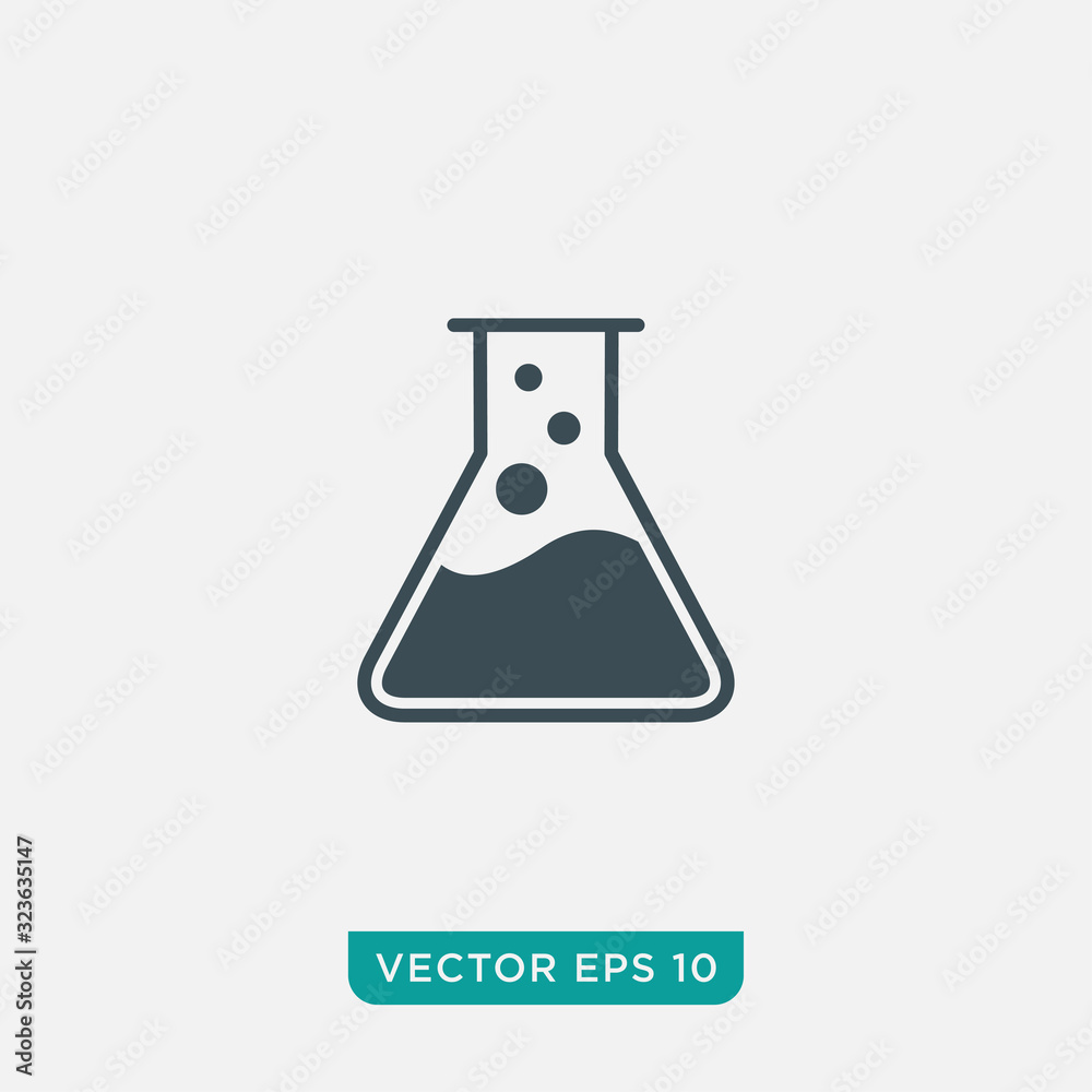 Flask Icon Design, Vector EPS10 Flask Icon Design, Vector EPS10