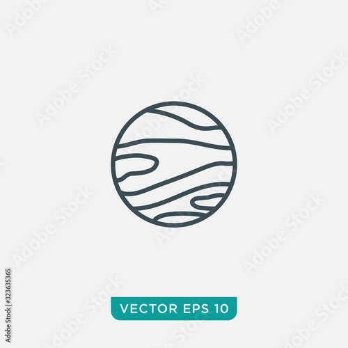 Planet Icon Design  Vector EPS10