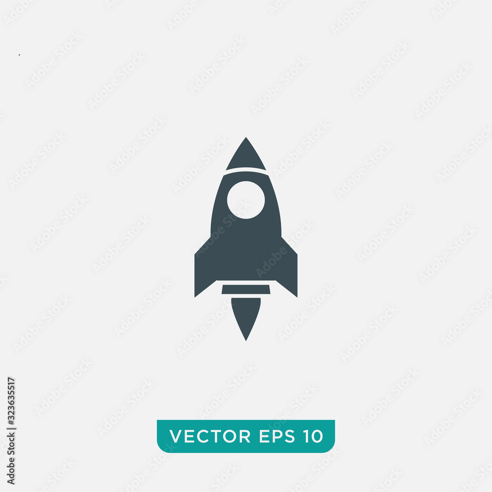 Rocket Icon Design, Vector EPS10 Rocket Icon Design, Vector EPS10