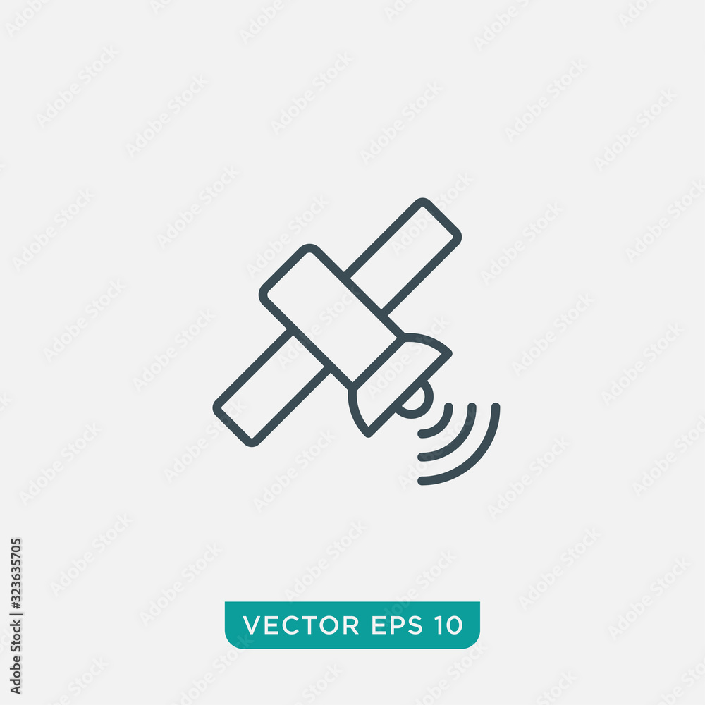 Satellite Icon Design, Vector EPS10