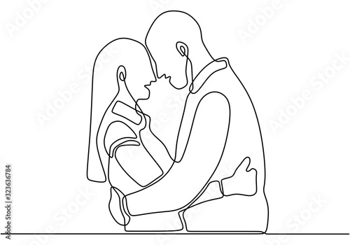 Cute couple in love. Contin...