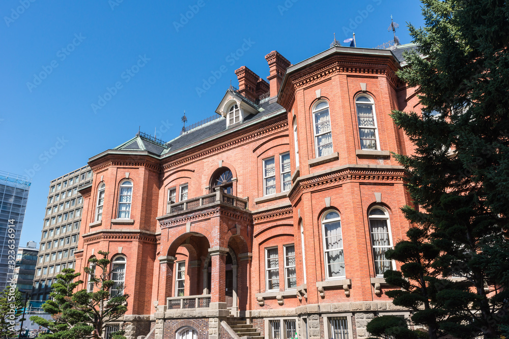 Obraz premium 北海道庁赤れんが庁舎 北海道素材