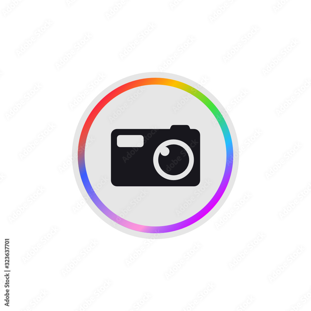 Digital Camera - Modern App Button Digital Camera - Modern App Button
