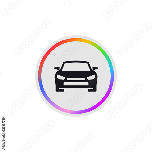 Car -  Modern App Button
