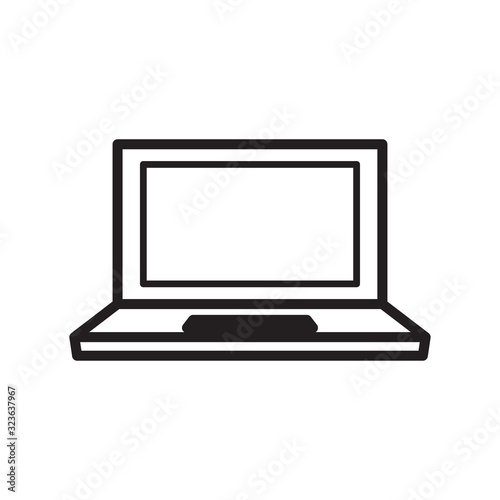 LAPTOP icon design  flat style icon collection