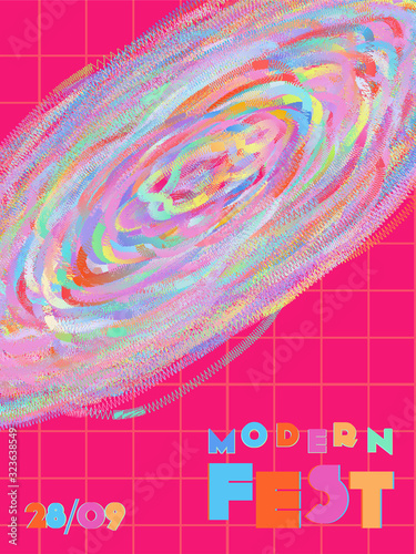 Music festival cover background.