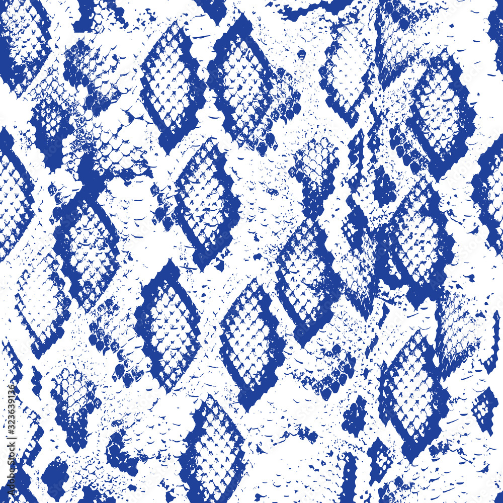 Snake skin scales texture. Seamless pattern Navy blue isolated on white background. simple ornament, fashion print and trend of the season Can be used for Gift wrap, fabrics, wallpapers. Vector Snake skin scales texture. Seamless pattern Navy blue isolated on white background. simple ornament, fashion print and trend of the season Can be used for Gift wrap, fabrics, wallpapers. Vector