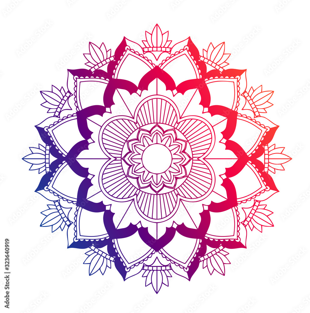 Mandala patterns on isolated background Mandala patterns on isolated background
