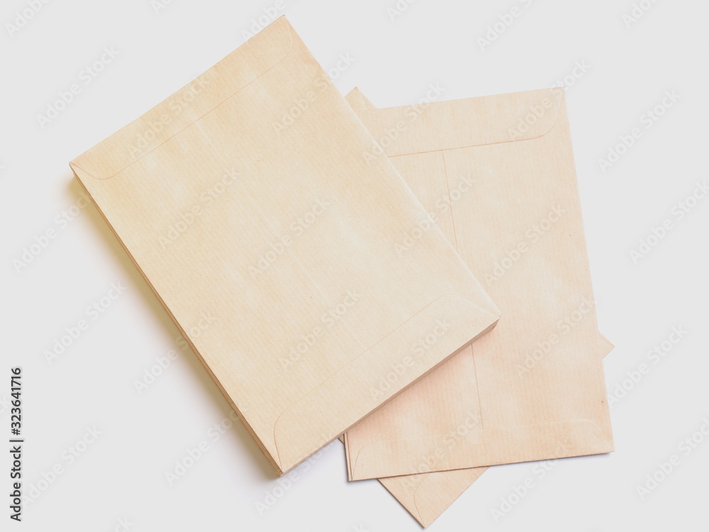 old envelope isolated on white background old envelope isolated on white background