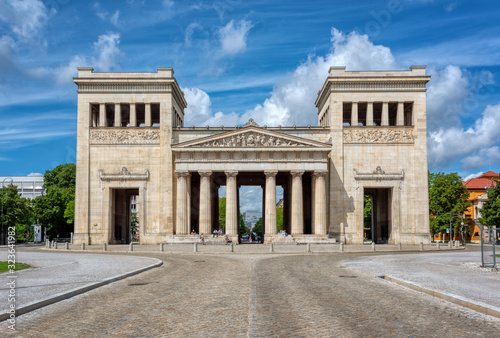 Propylaea building in Konigsplatz square, Munich, Germany photo