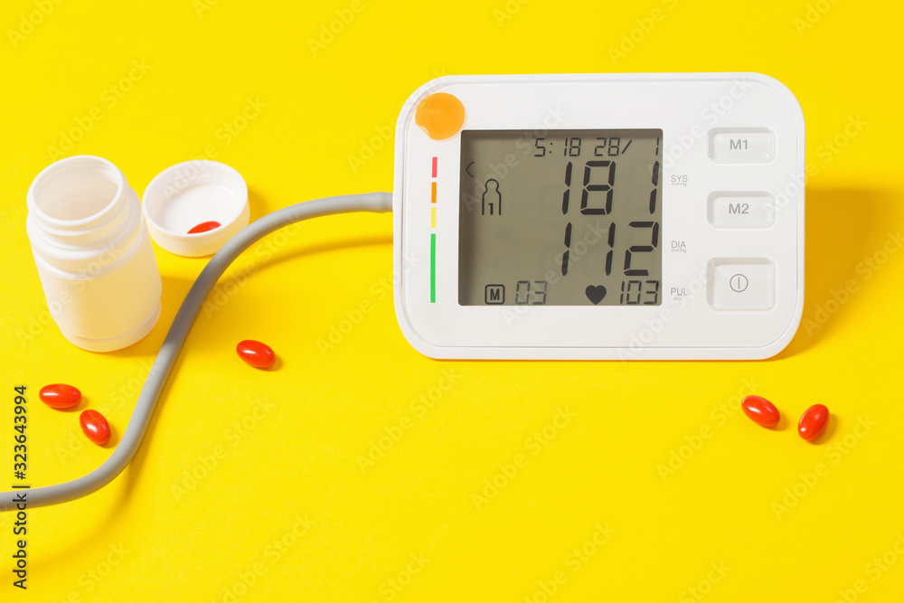 custom made wallpaper toronto digitalmodern tonometer on yellow background