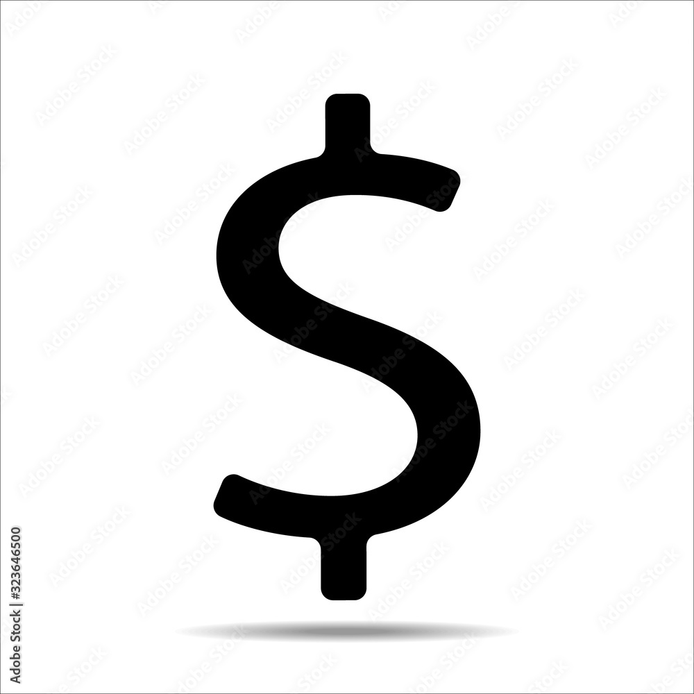 coin dollar icon vector illustration logo template coin dollar icon vector illustration logo template