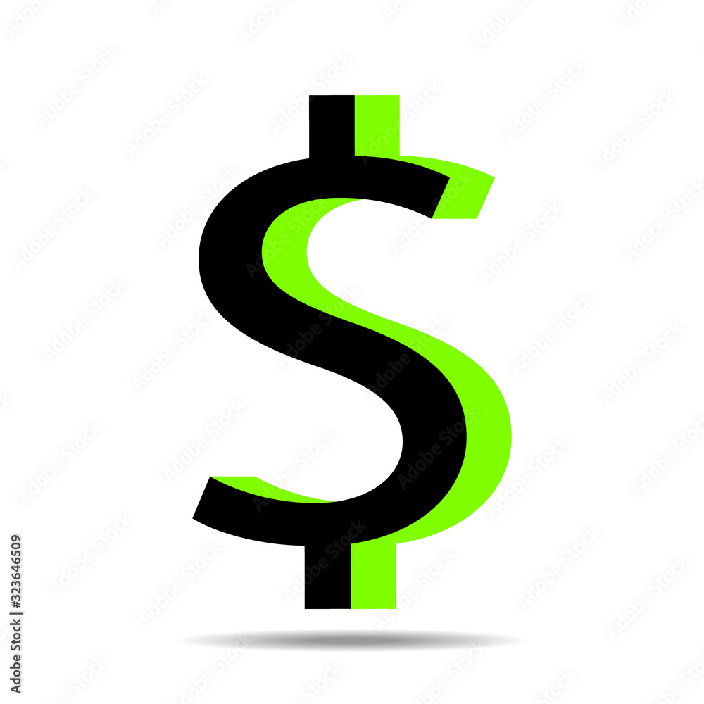 coin dollar icon vector illustration logo template coin dollar icon vector illustration logo template