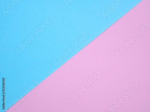 Blue and pink empty paper background texture for design and text.