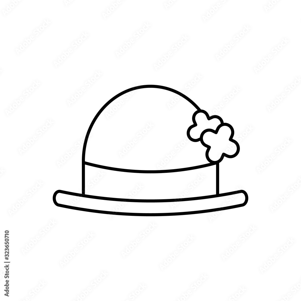 Hat, saint patrick icon. Simple line, outline vector elements of Patrick's day icons for ui and ux, website or mobile application Hat, saint patrick icon. Simple line, outline vector elements of Patrick's day icons for ui and ux, website or mobile application