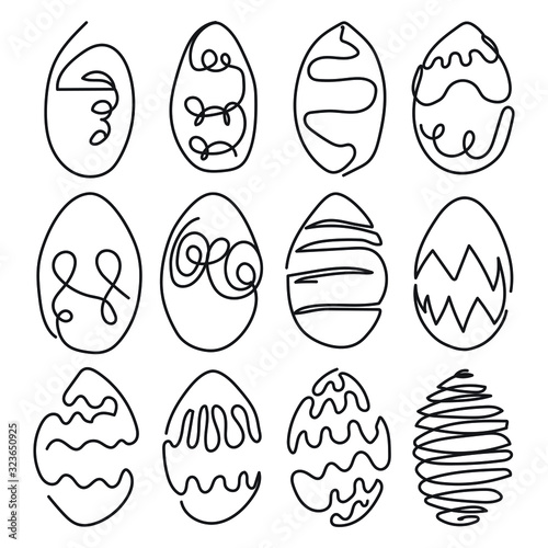 happy easter egg icons for web design