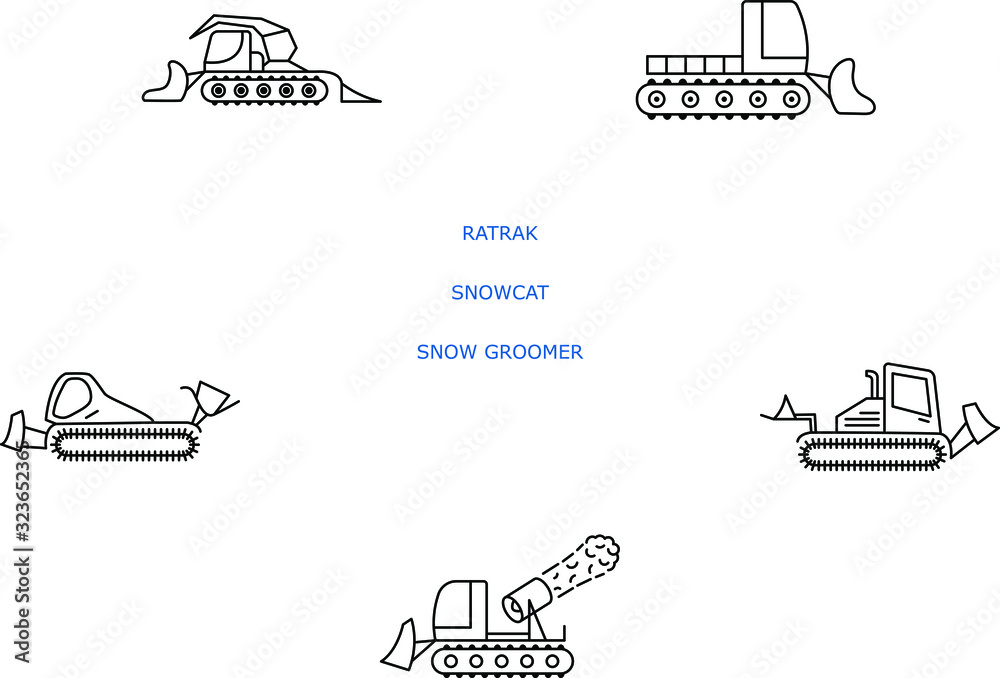 Foto set of vector icons