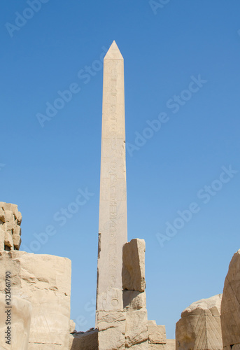 Obelisks at the Karnak Temple in Luxor