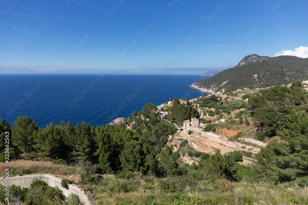 Panoramic view, West coast of Mallorca