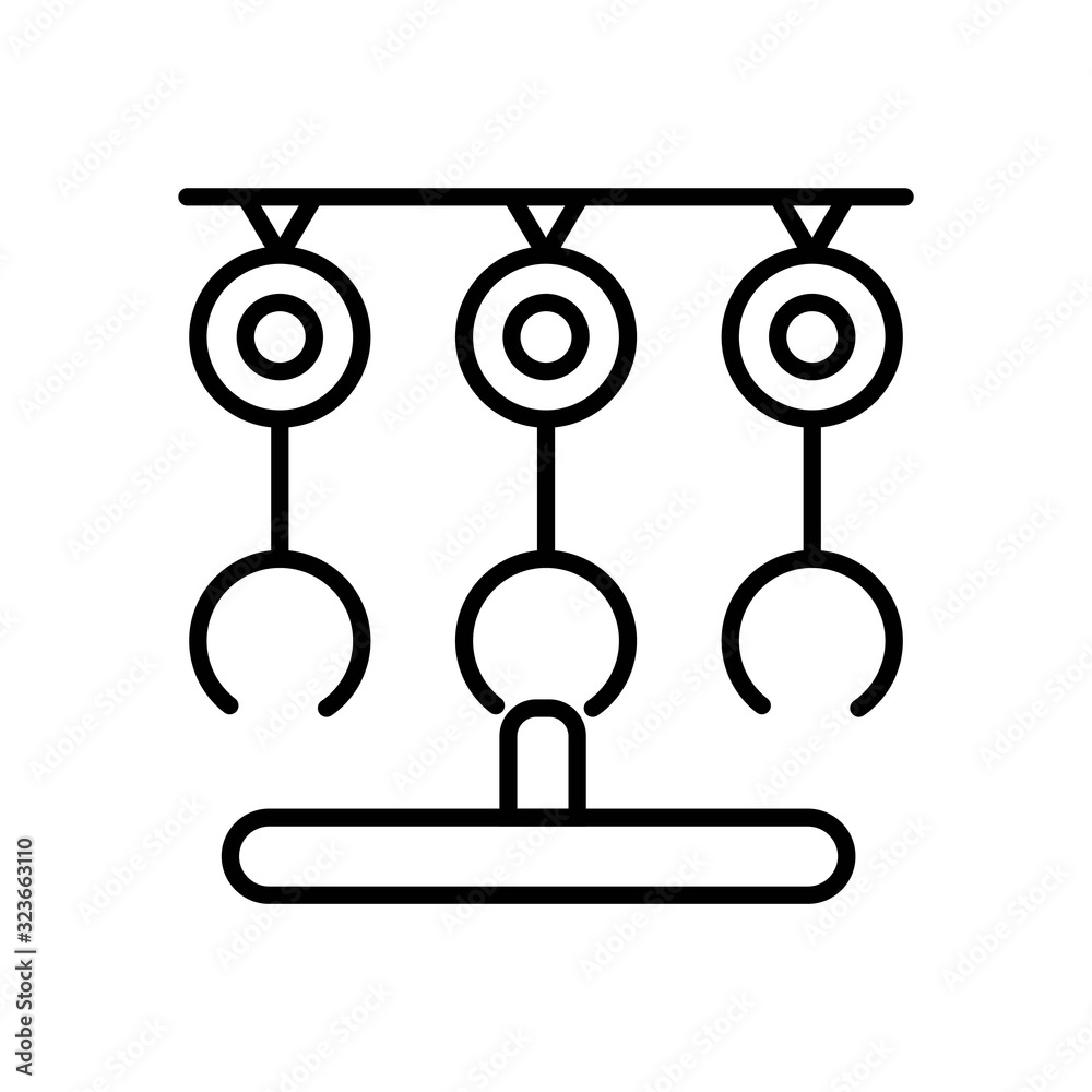 Industrial mechanical robot arm vector icon Industrial mechanical robot arm vector icon