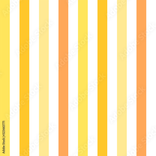 Yellow and orange stripes seamless pattern