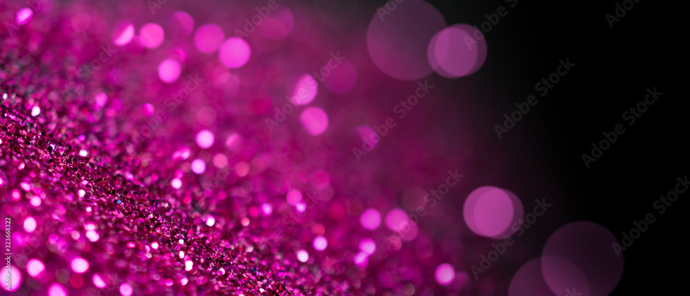 Fototapeta Abstract pink background with bokeh effect