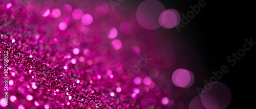 Fototapeta Abstract pink background with bokeh effect