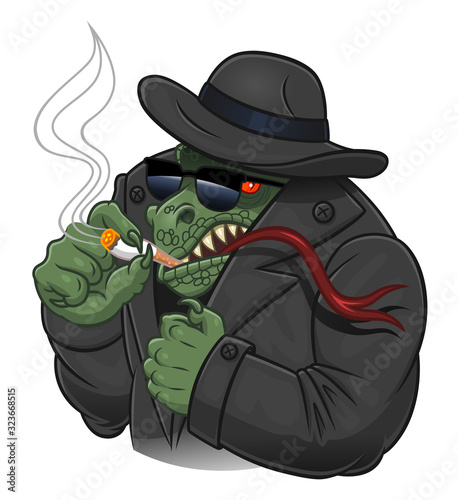 Reptilians spy