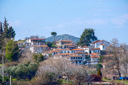 Sirince Koyu, Selcuk, Izmir / Turkey - Old street and old houses of Sirince Village in Izmir © Zeybart