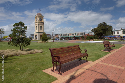 Hokitika New Zealand. Westcoast. Clocktower photo