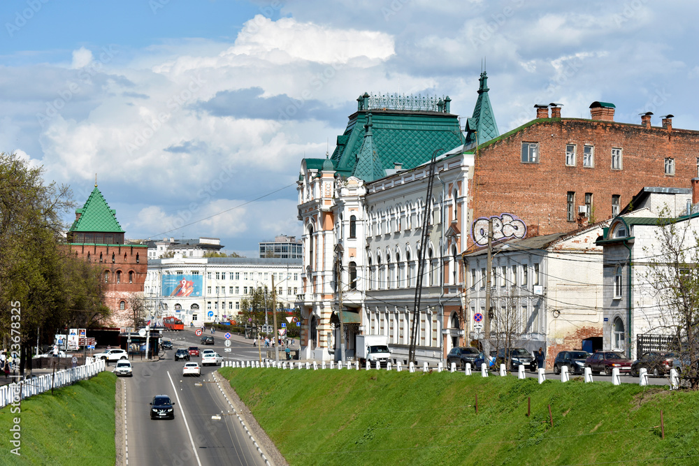 street in Nizhny Novgorod Russia