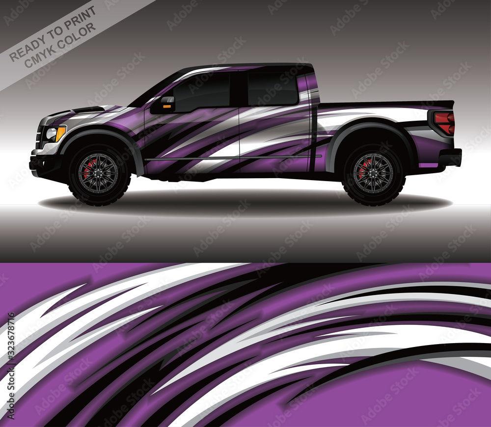 Car wrap decal design vector, custom livery race rally car vehicle sticker and tinting. Car wrap decal design vector, custom livery race rally car vehicle sticker and tinting.