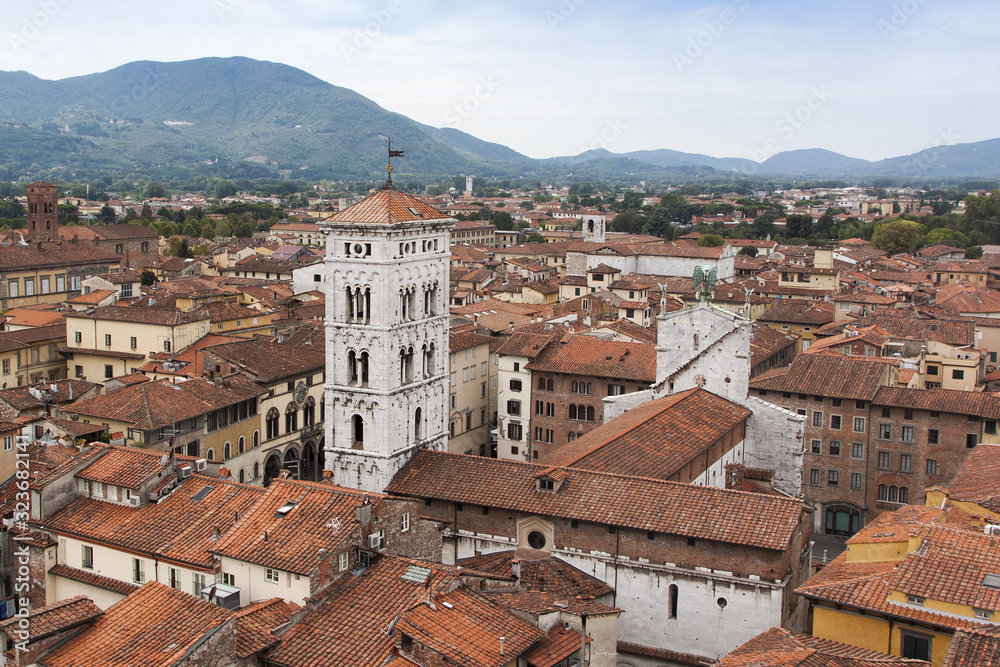 italienische kleinstadt, von corona betroffen
