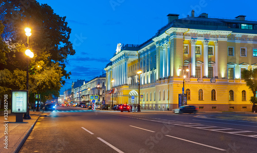 Saint Petersburg, Admiralteysky Prospekt. 