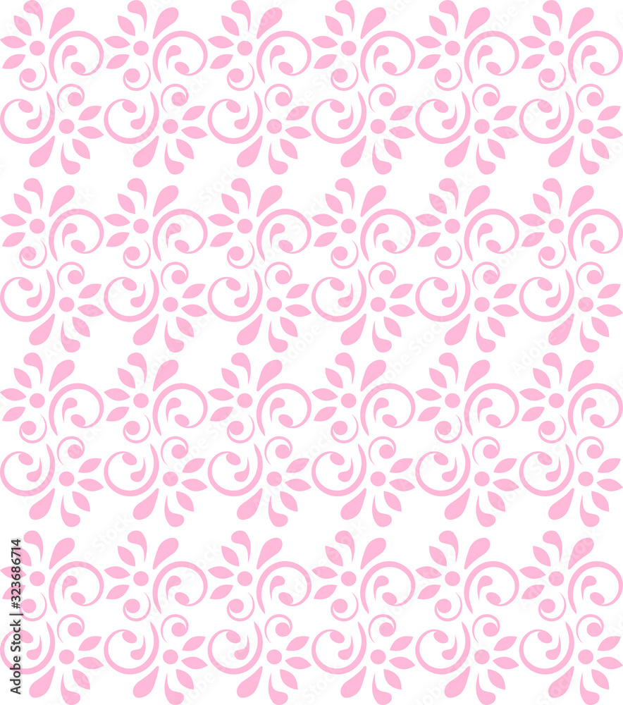 Seamless floral  pattern. fabric texture, background floral wallpaper  vector