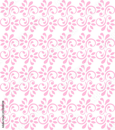 Seamless floral pattern. fabric texture, background floral wallpaper vector