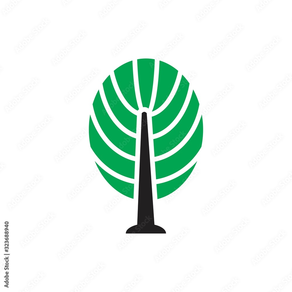 Tree icon template black color editable. Tree icon symbol Flat vector illustration for graphic and web design. Tree icon template black color editable. Tree icon symbol Flat vector illustration for graphic and web design.