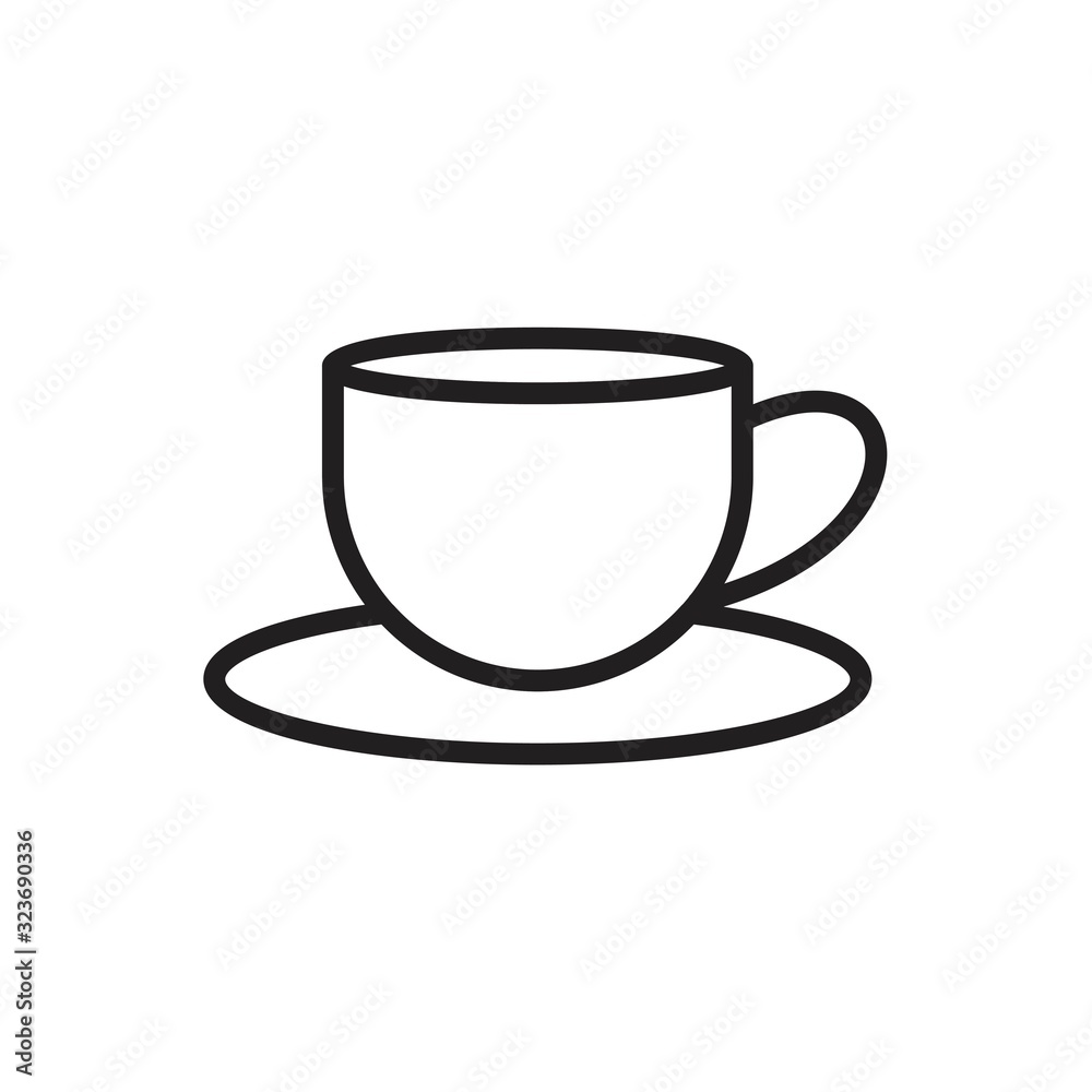 Coffee cup and glass icon template black color editable. Coffee cup and glass icon symbol Flat vector illustration for graphic and web design. Coffee cup and glass icon template black color editable. Coffee cup and glass icon symbol Flat vector illustration for graphic and web design.