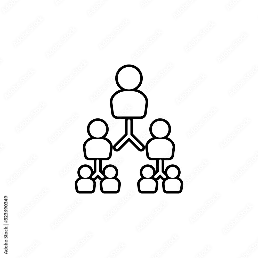 communication of people icon. Simple thin line, outline vector of conversation icons for ui and ux, website or mobile application communication of people icon. Simple thin line, outline vector of conversation icons for ui and ux, website or mobile application