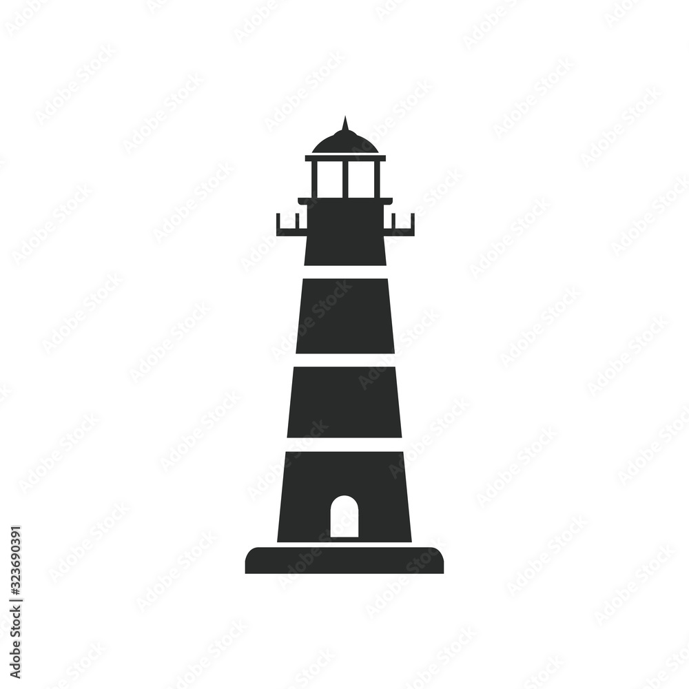 lighthouse icon vector design illustration lighthouse icon vector design illustration