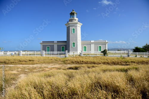 Faro Los Morrillos de Cabo Rojo lighthouse on the southwest coast of Puerto Rico